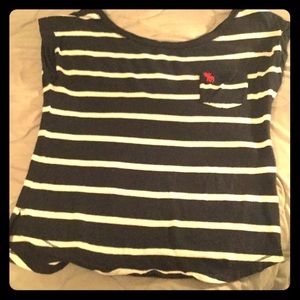Its an Abercrombie and Fitch wide neck tee.